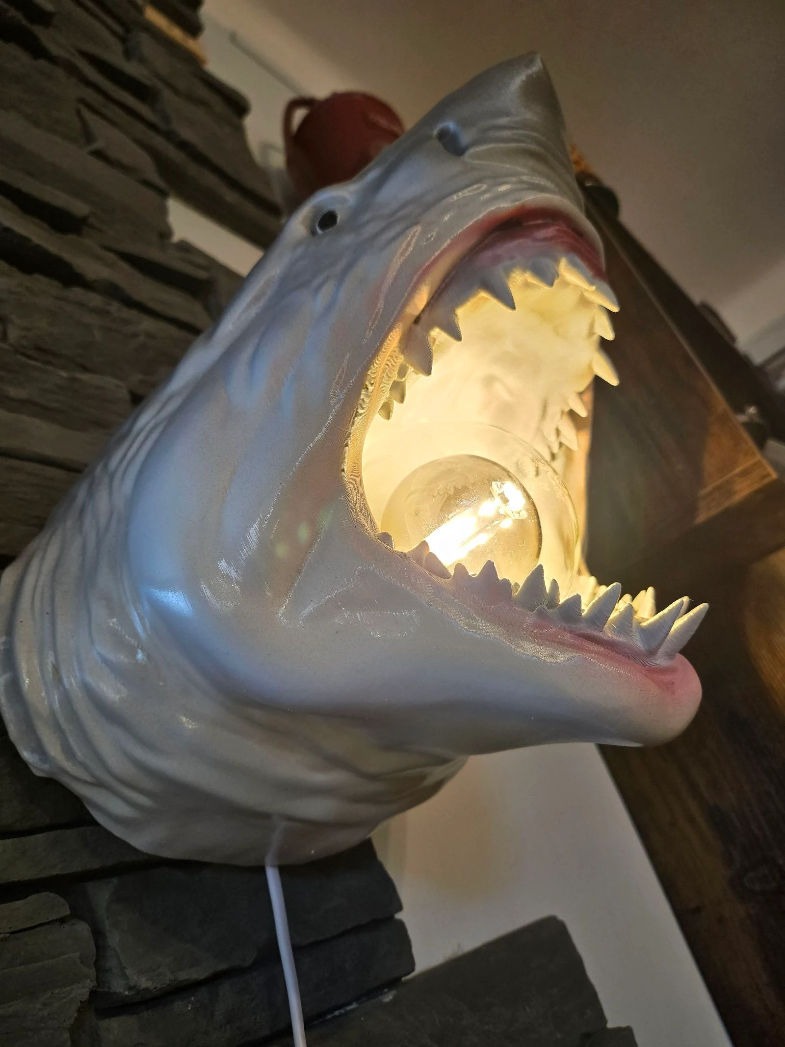 Lampe grand Requin blanc – photo 8